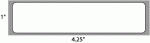 4.25” X 1” Thermal Label
