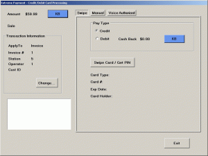 ExtremePOS&reg Payment