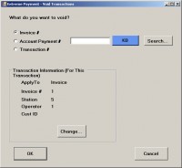 ExtremePOS&reg Payment Void Screen